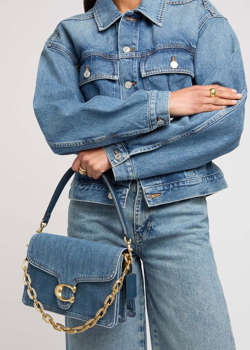 Coach Tabby Denim Shoulder Bag