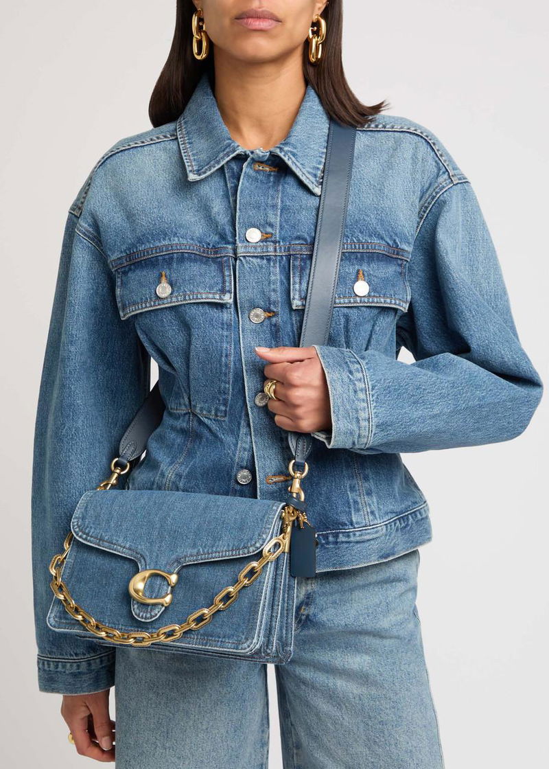 Coach Tabby Denim Shoulder Bag