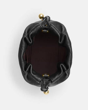 Coach Faye Mini Drawstring Bag in black