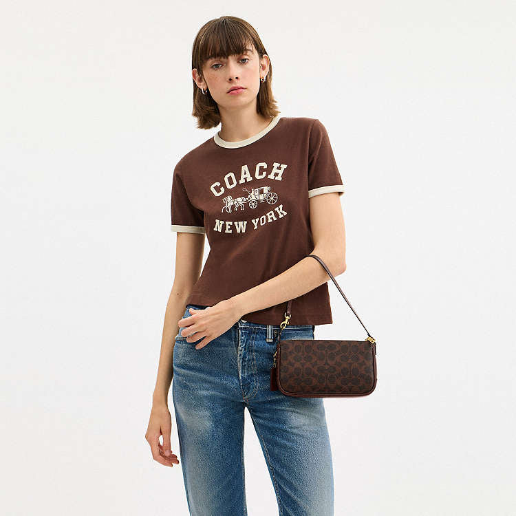 Coach Plaza Bag\nIn Signature Canvas