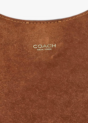 Coach Brooklyn Shoulder Bag 28 in suede material