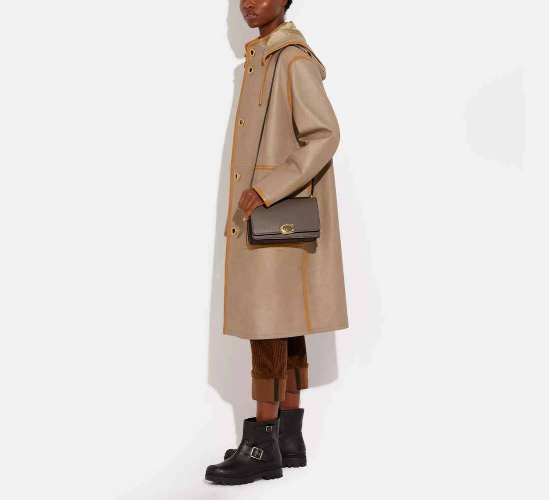 Coach Bandit Shoulder Bag in dark stone