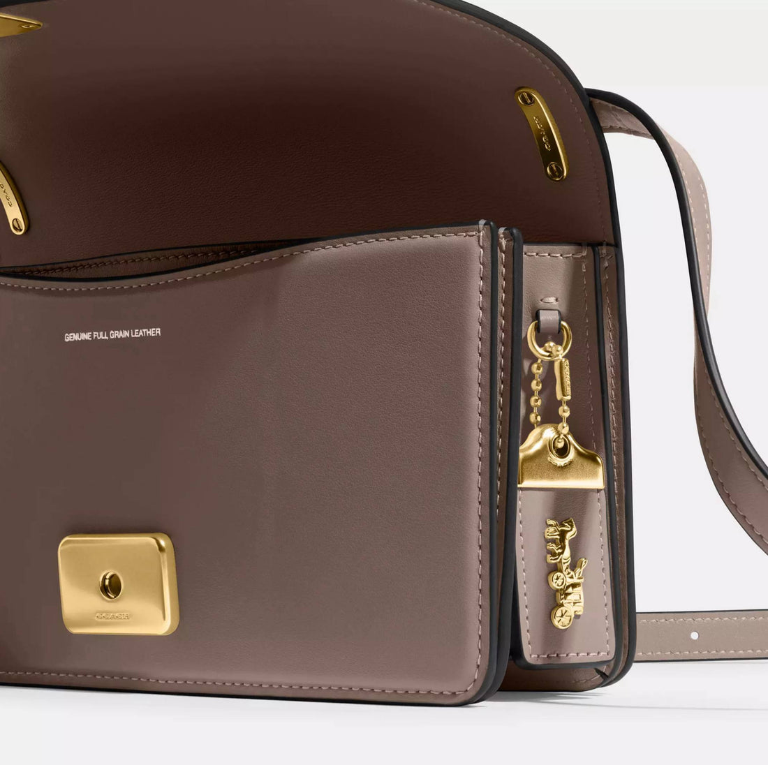 Coach Bandit Shoulder Bag in dark stone