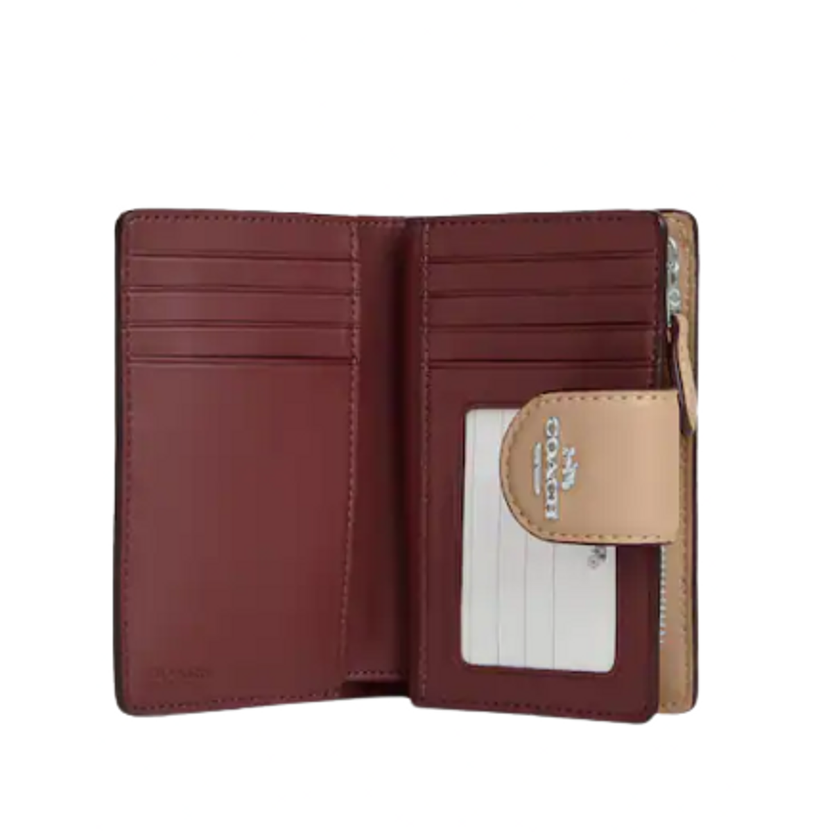 Coach Medium Corner Zip Wallet in Signature Leather CM241 – Khaki