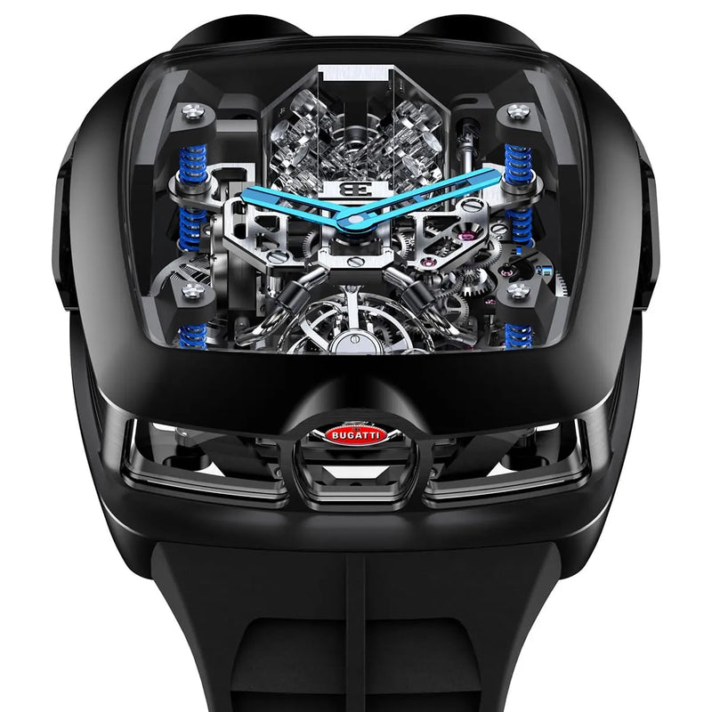 Jacob & Co. for Bugatti Chiron Tourbillon Men’s Black Skeleton Watch
