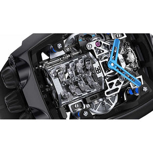 Jacob & Co. for Bugatti Chiron Tourbillon Men’s Black Skeleton Watch