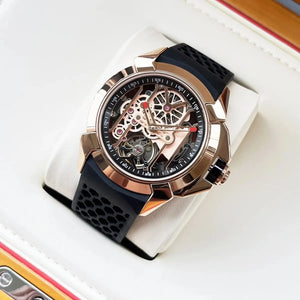 Jacob & Co. Men’s Epic X Rose Gold-Tone Skeleton Watch
