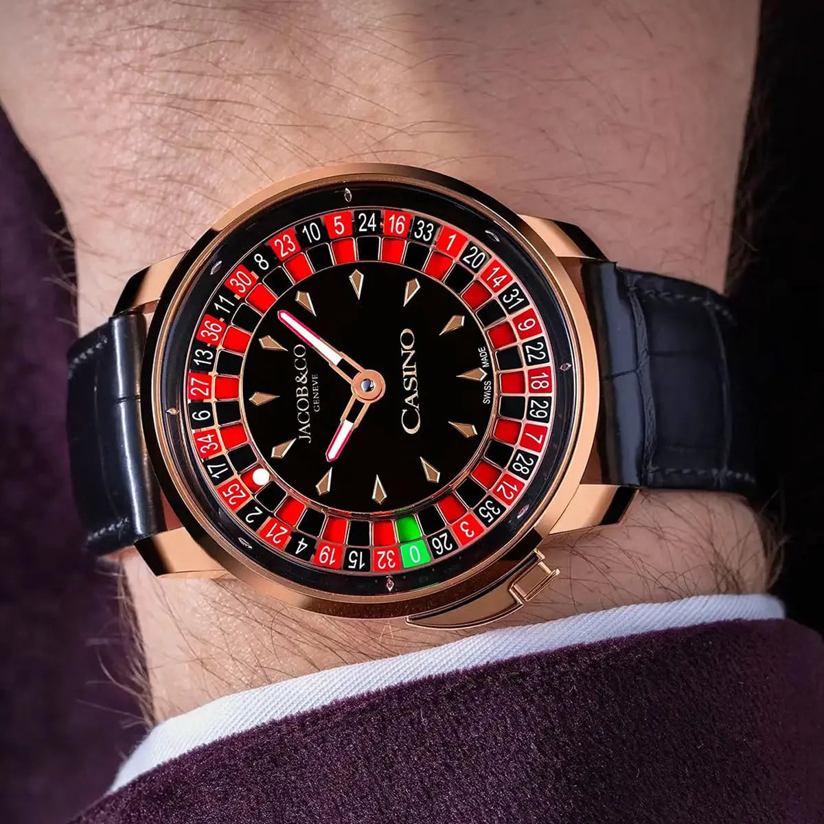 Jacob & Co. Men’s Casino Tourbillon Roulette Dial Watch
