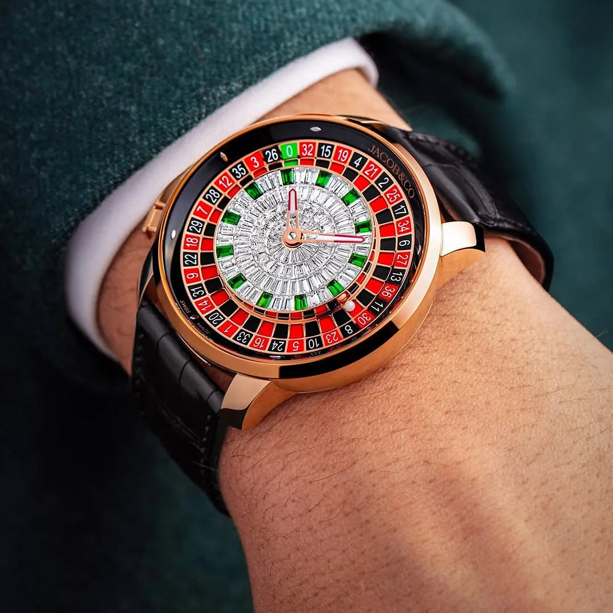 Jacob & Co. Men’s Casino Tourbillon Roulette-Style Watch