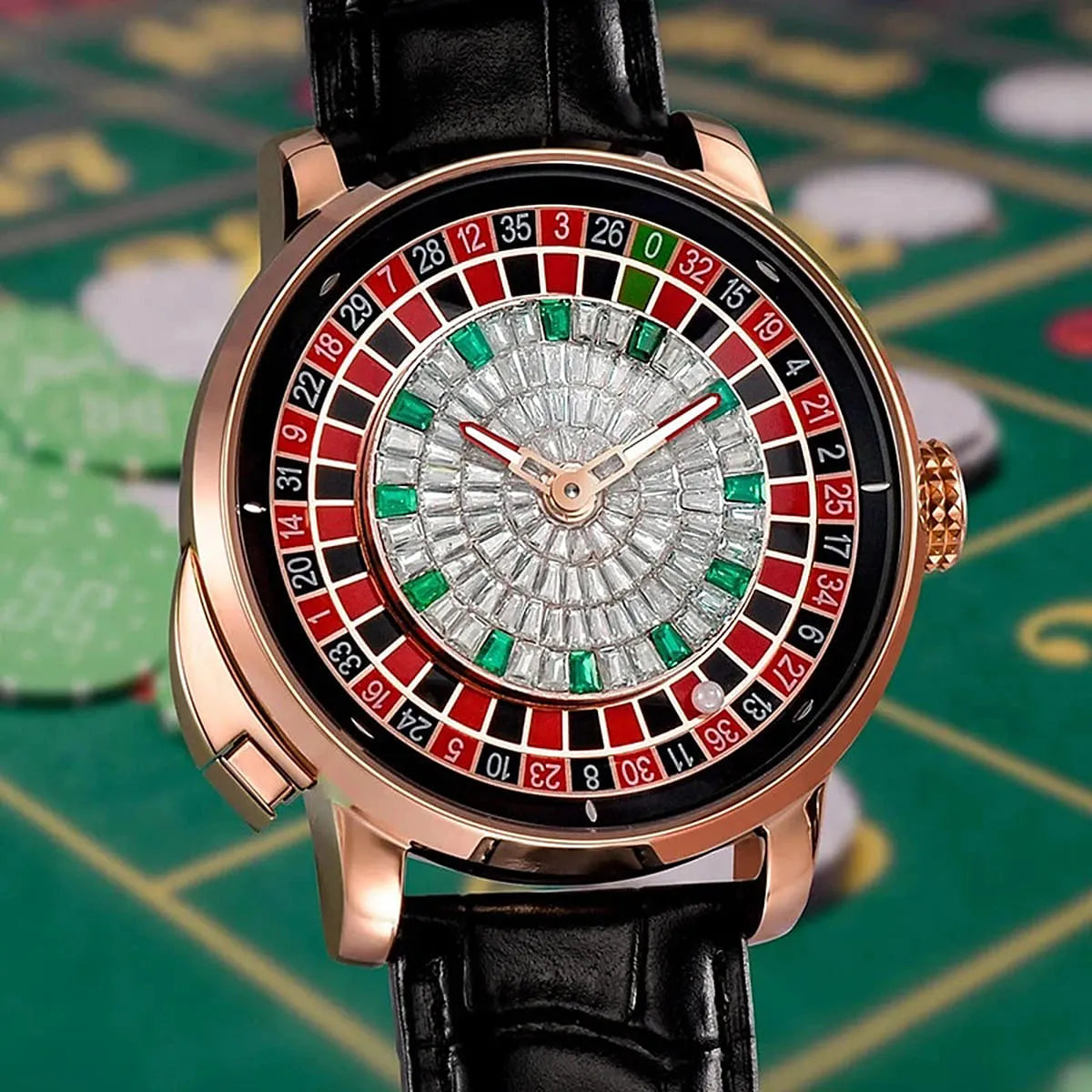 Jacob & Co. Men’s Casino Tourbillon Roulette-Style Watch