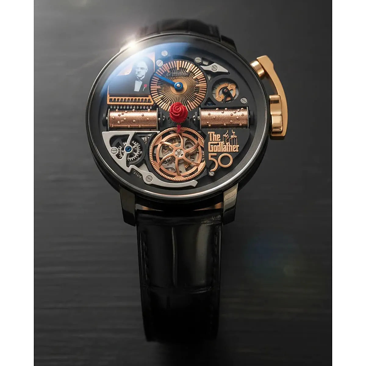 Jacob & Co. Men’s Opera Godfather 50th Anniversary Music Box Watch