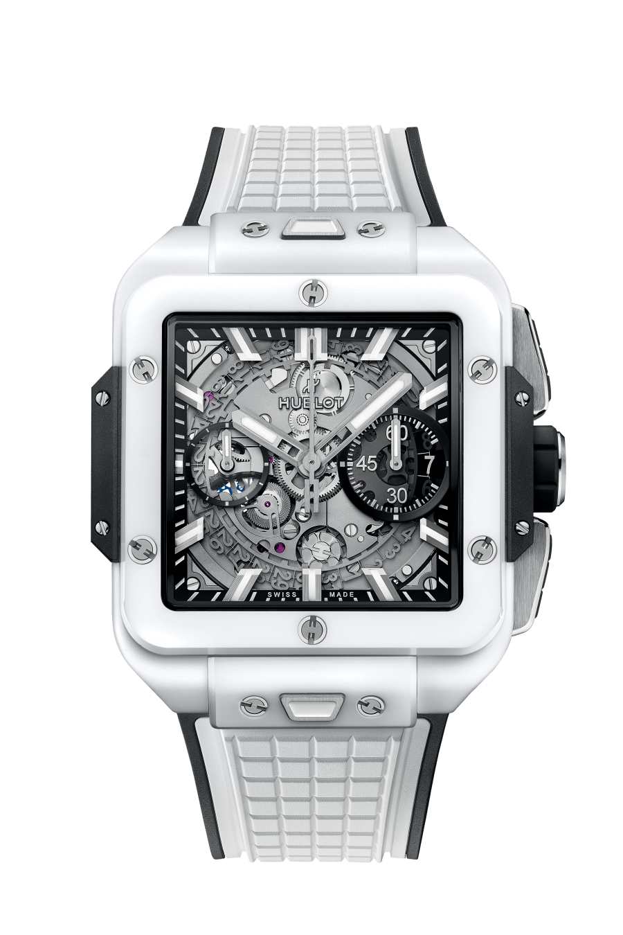 HUBLOT  Big Bang Unico White Ceramic Super Clone Swiss Machine 42mm
