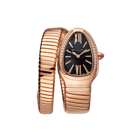 Bvlgari Serpenti Super Clone Swiss Machine 35mm watch with a sleek design and stainless steel band.