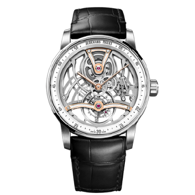 Audemars Piguet Code 11.59 Super Clown Swiss watch with a 41mm case, featuring a detailed dial and luxurious design.