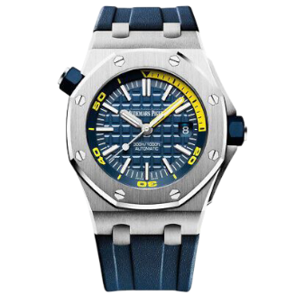 Audemars Piguet Offshore Super Clone Swiss watch with 42mm stainless steel case, black dial, and Swiss movement.