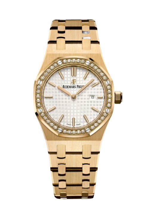 Audemars Piguet Royal Oak Lady Super Clone Swiss watch with a 34mm case, featuring a sleek design and elegant dial.