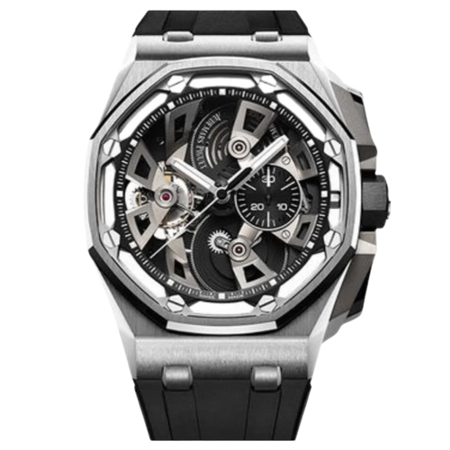 Audemars Piguet Offshore Tourbillon Super Clone Swiss watch with a 45mm case, featuring a detailed dial and luxury craftsmanship.