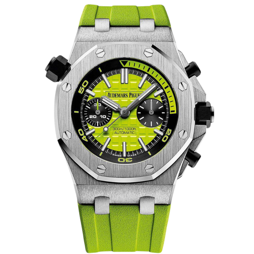 Audemars Piguet Offshore Super Clone Swiss watch with a 42mm case, featuring a detailed dial and stainless steel bracelet.