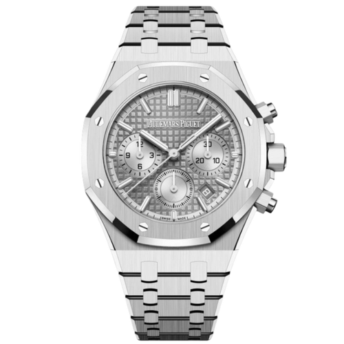 Audemars Piguet Royal Oak Selfwinding Chronograph Swiss replica watch with 38mm stainless steel case and distinctive octagonal bezel.