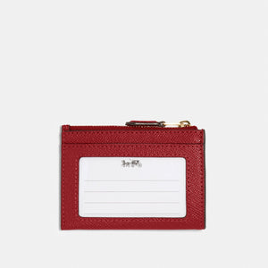 Mini Skinny Id Case – Gold/1941 Red