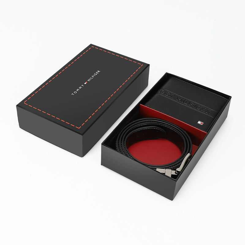 TOMMY HILFIGER set (Wallet & Belt)