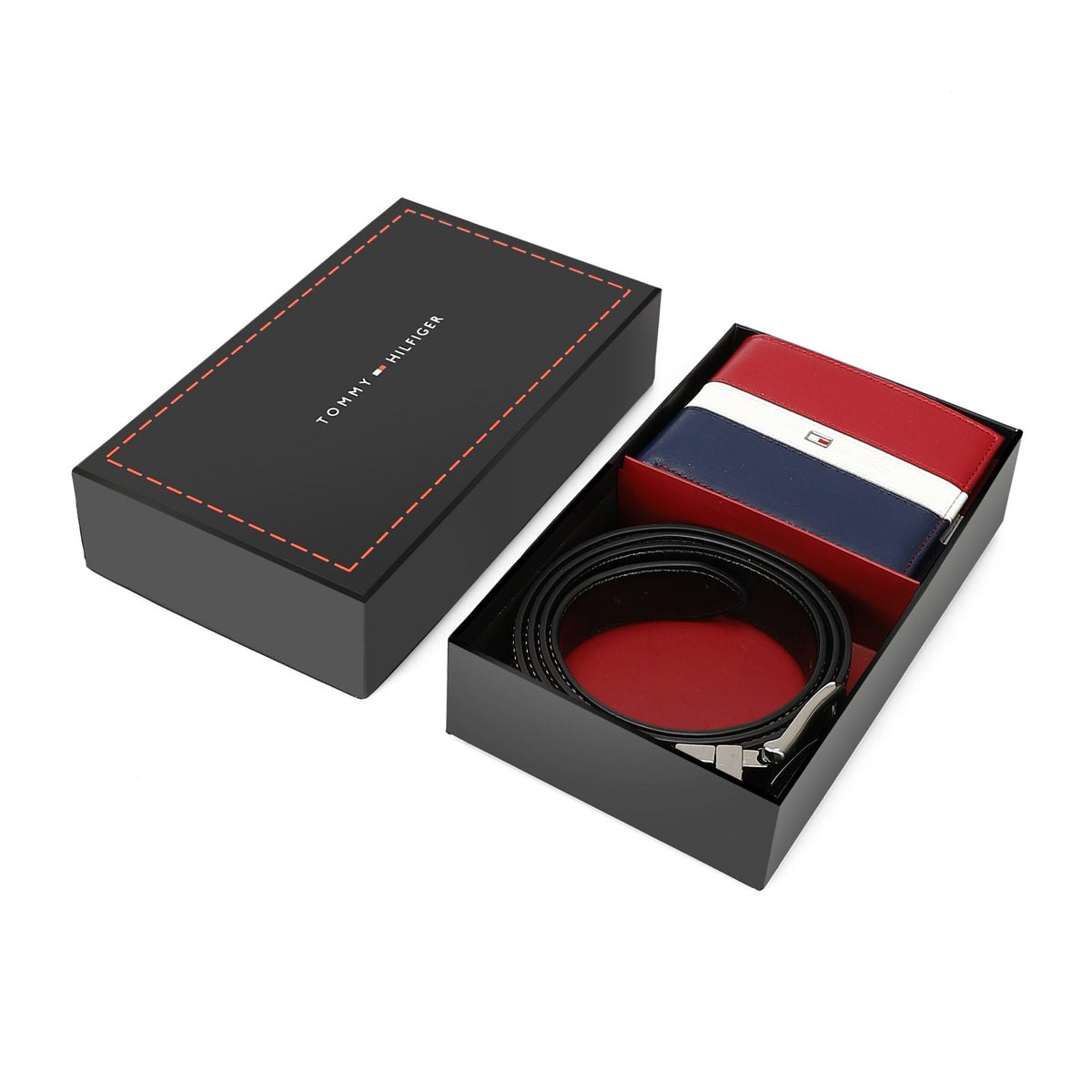 TOMMY HILFIGER set (Wallet & Belt)