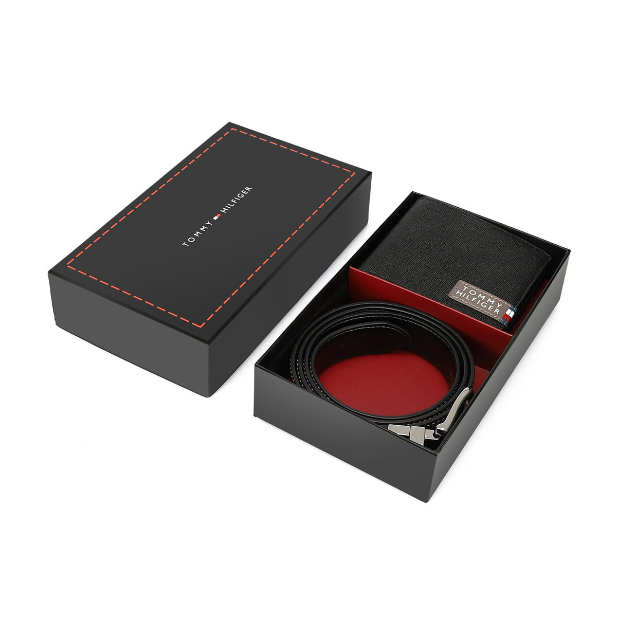 TOMMY HILFIGER set (Wallet & Belt)