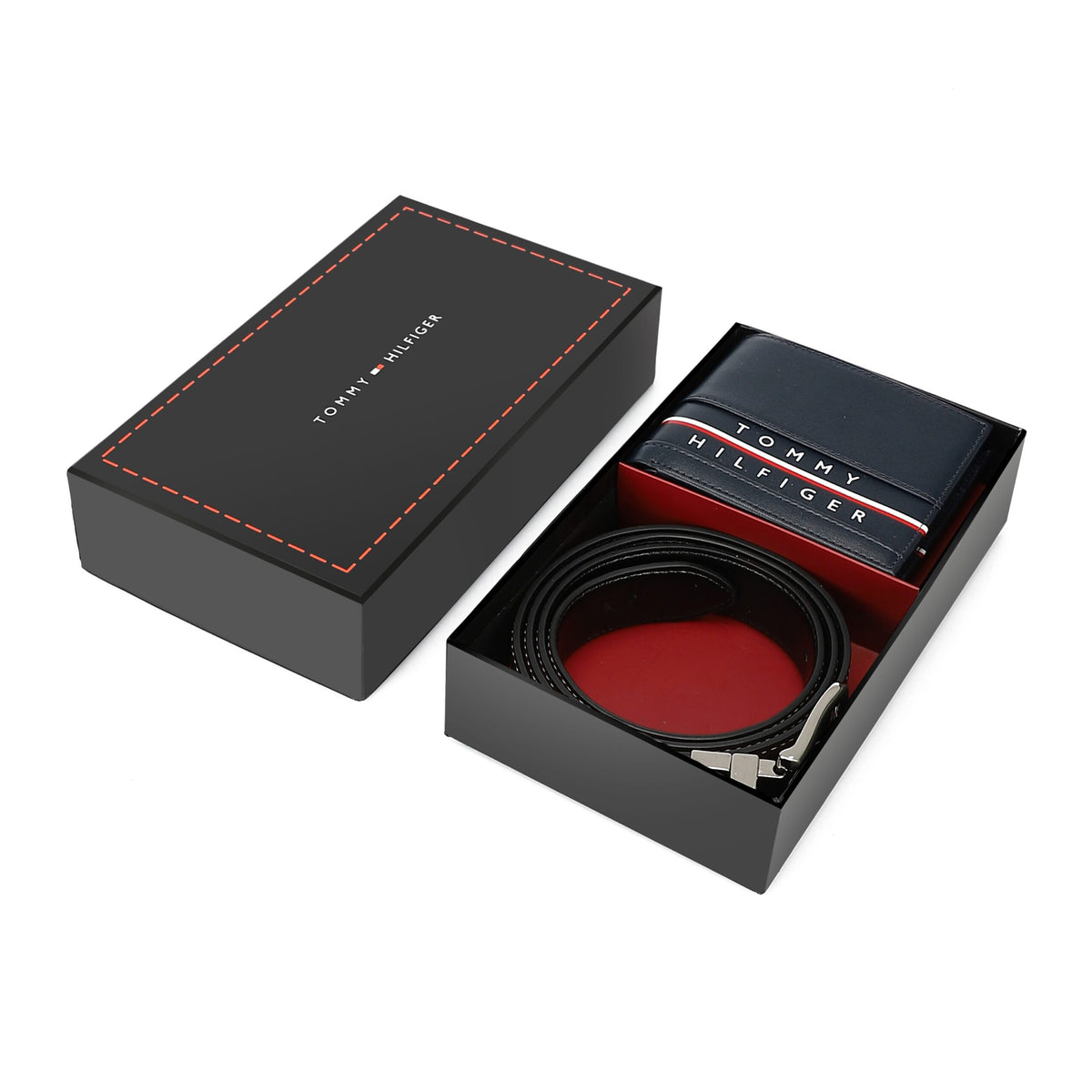 TOMMY HILFIGER set (Wallet & Belt)