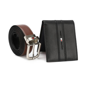 TOMMY HILFIGER set (Wallet & Belt)