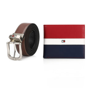 TOMMY HILFIGER set (Wallet & Belt)