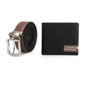 TOMMY HILFIGER set (Wallet & Belt)