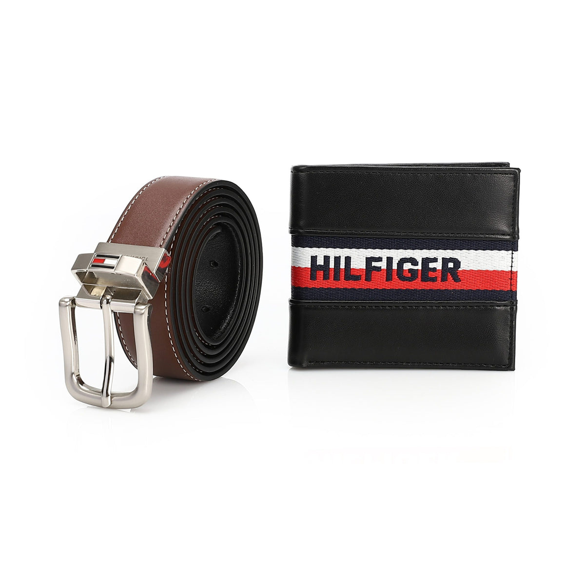 TOMMY HILFIGER set (Wallet & Belt)