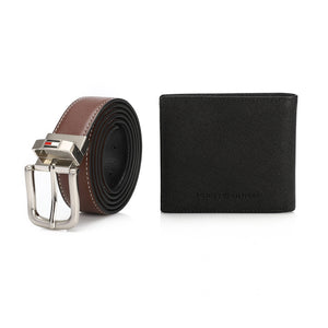 TOMMY HILFIGER set (Wallet & Belt)