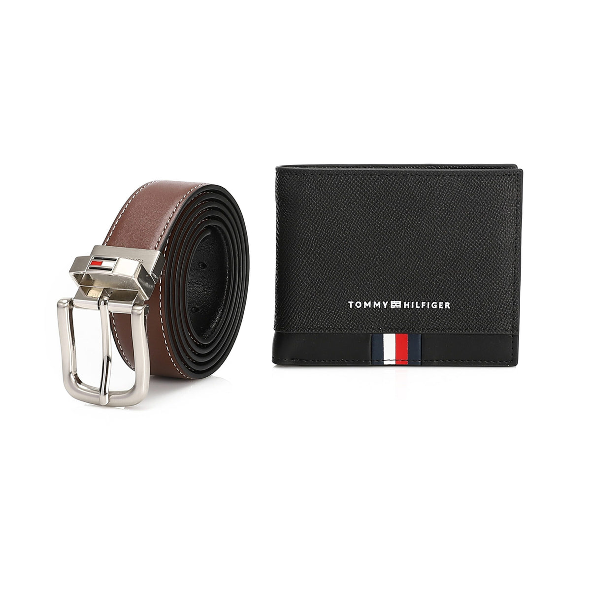 TOMMY HILFIGER set (Wallet & Belt)