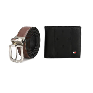 TOMMY HILFIGER set (Wallet & Belt)