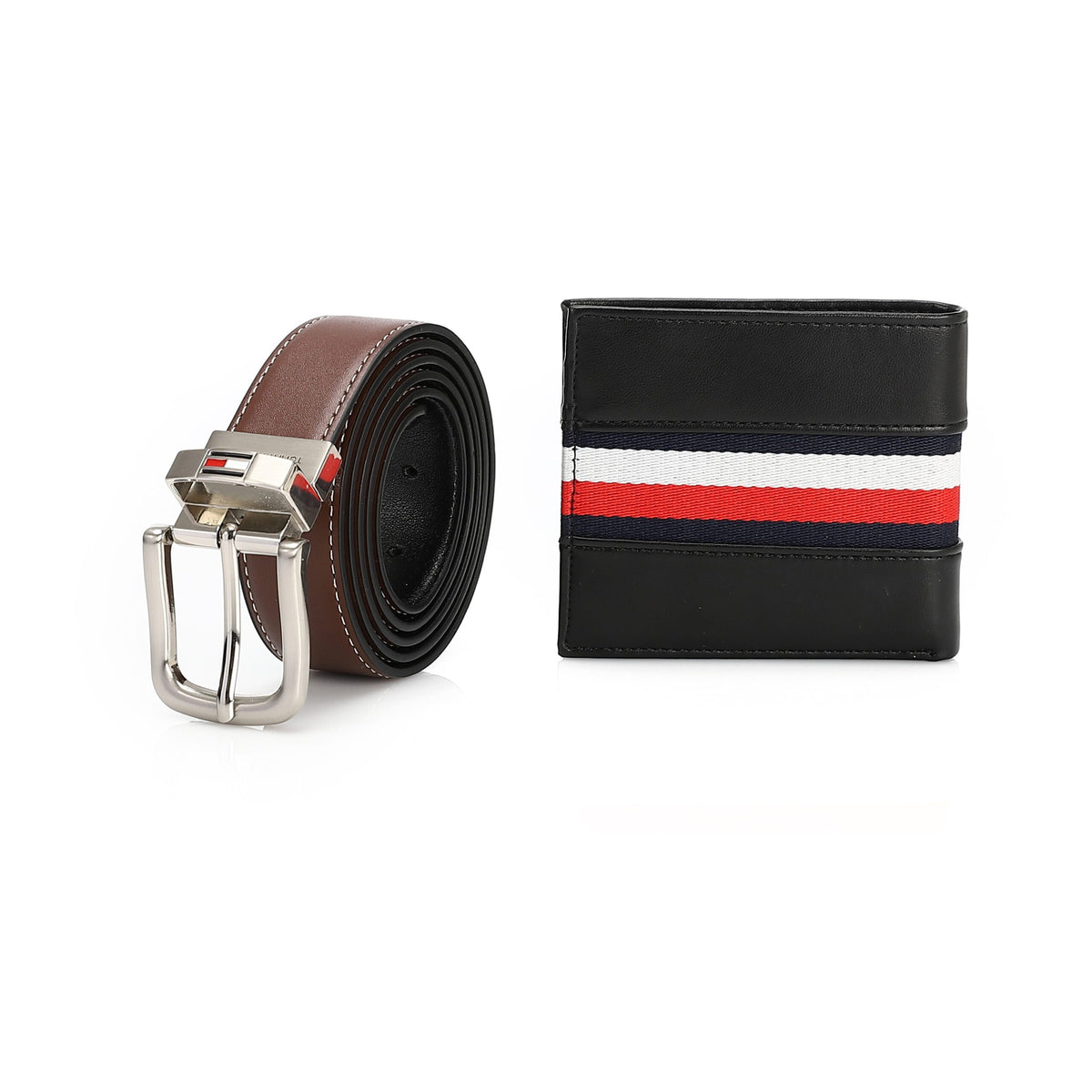 TOMMY HILFIGER set (Wallet & Belt)