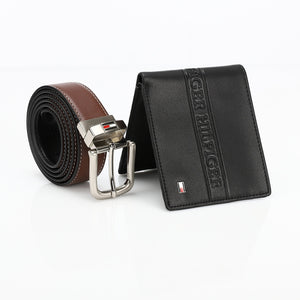 TOMMY HILFIGER set (Wallet & Belt)