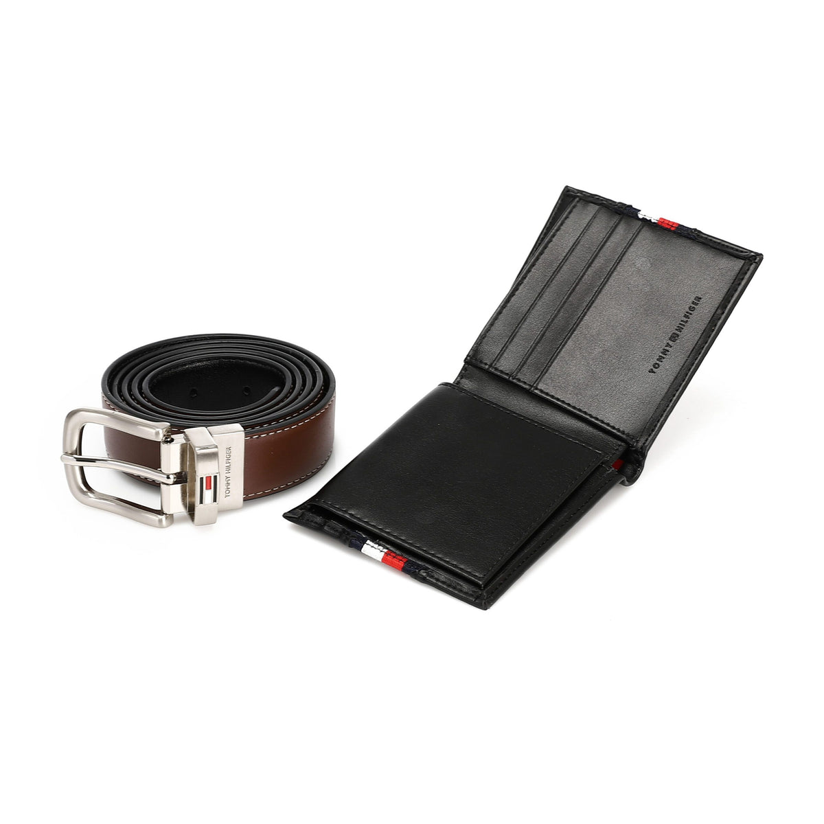 TOMMY HILFIGER set (Wallet & Belt)