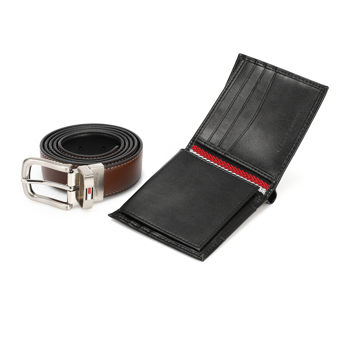 TOMMY HILFIGER set (Wallet & Belt)