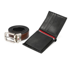 TOMMY HILFIGER set (Wallet & Belt)