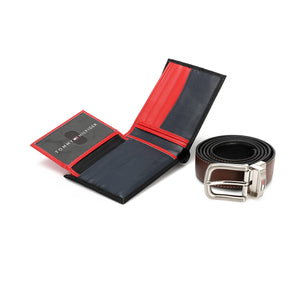 TOMMY HILFIGER set (Wallet & Belt)