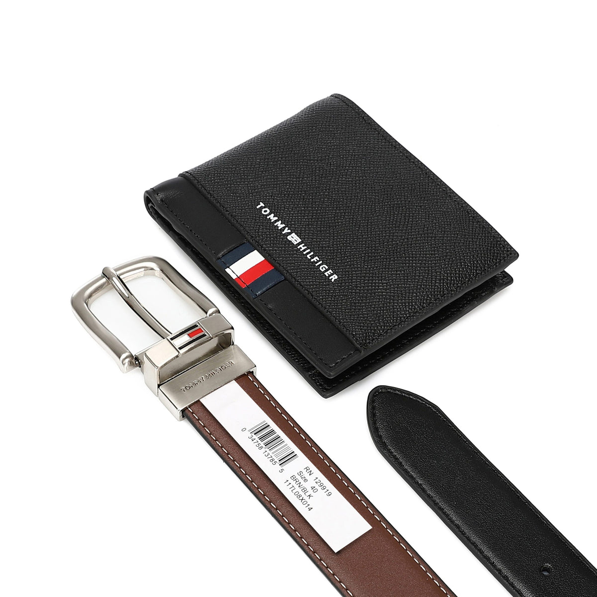 TOMMY HILFIGER set (Wallet & Belt)