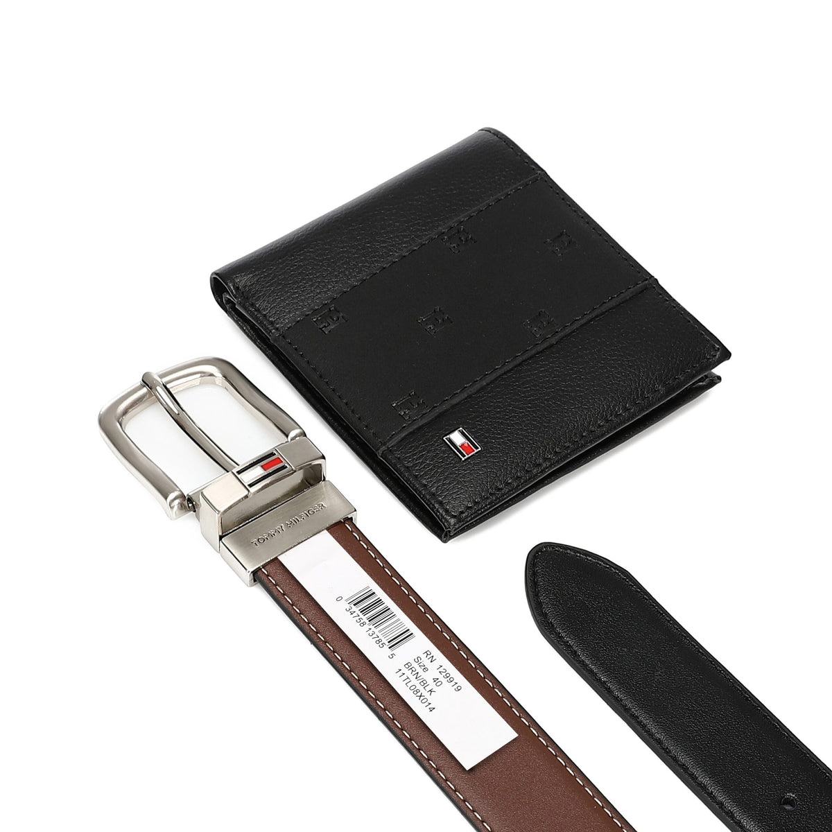 TOMMY HILFIGER set (Wallet & Belt)