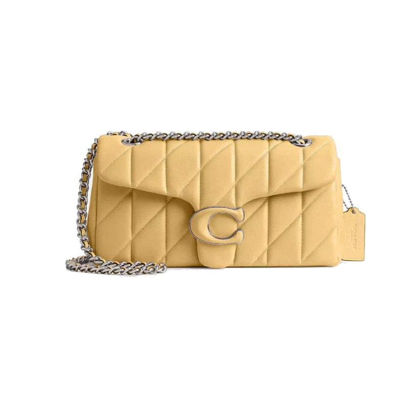 Coach Tabby Shoulder Bag 26 with Pillow Quilting in Yellow