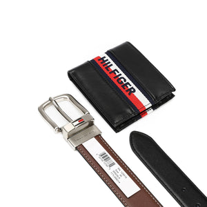 TOMMY HILFIGER set (Wallet & Belt)