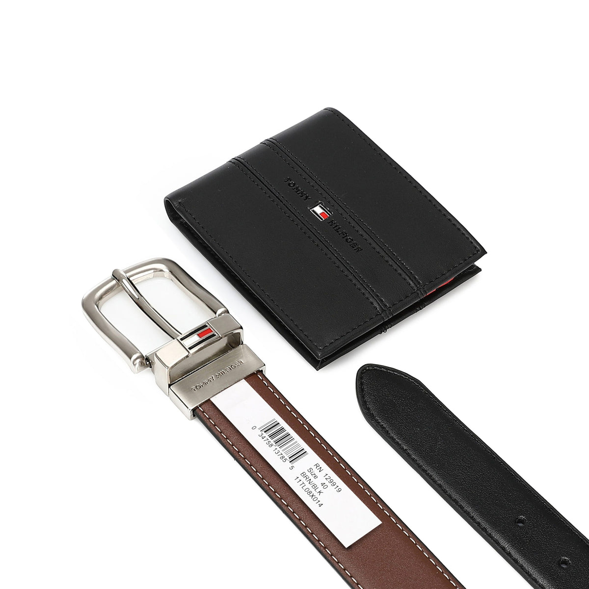 TOMMY HILFIGER set (Wallet & Belt)