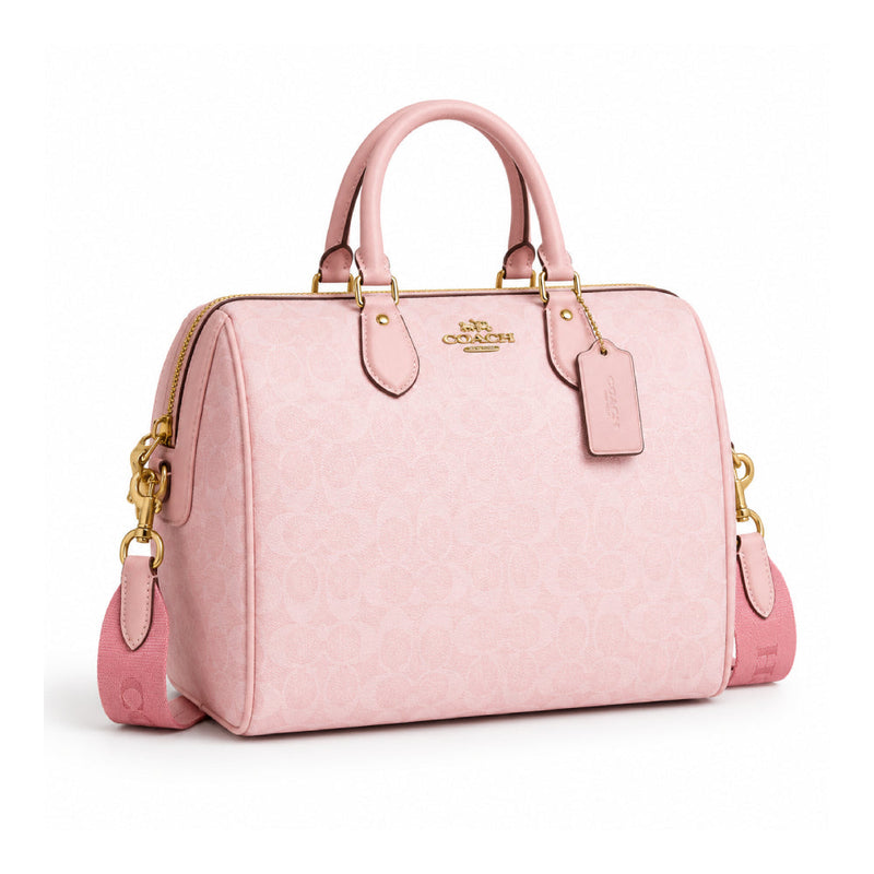 Coach Mini Rowan Crossbody Bag in Baby Pink