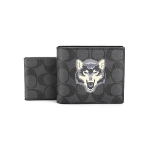 COACH set (Wallet & Card holder & Key chain)