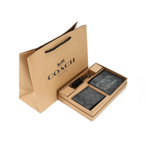 COACH set (Wallet & Card holder & Key chain)