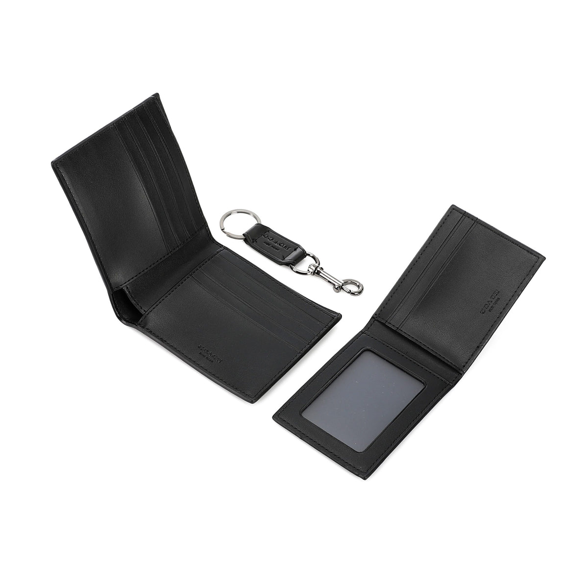 COACH set (Wallet & Card holder & Key chain)